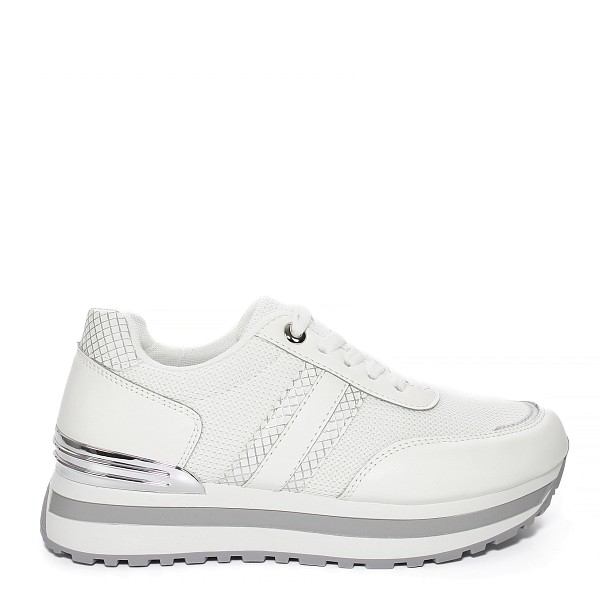 Bijele tenisice s platformom 9397G