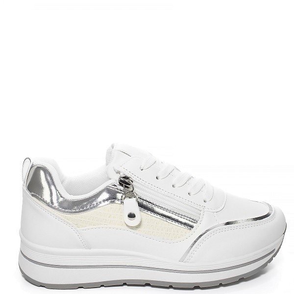 Bijele tenisice s platformom YD7453-08G