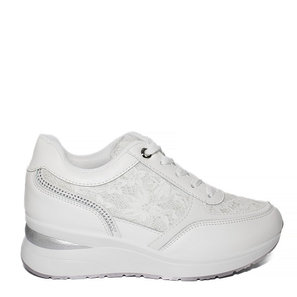 Bijele tenisice s platformom 816G