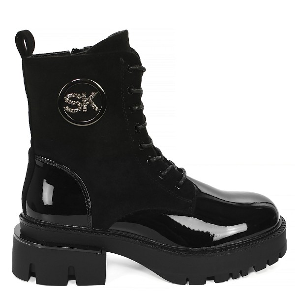Crne niske čizme DES836G