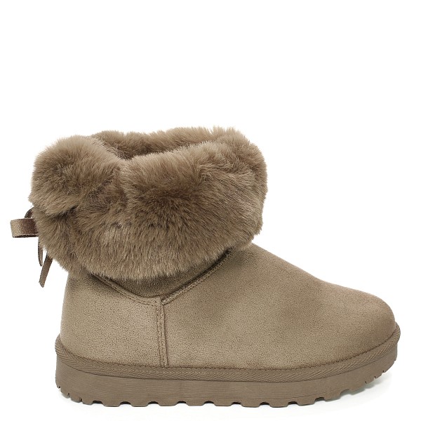 Khaki niske zimske čizme 4055G