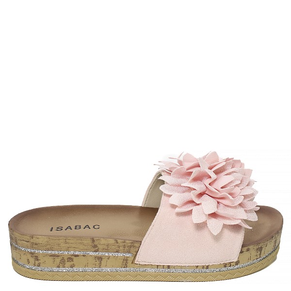 Roze natikače s platformom 2327G