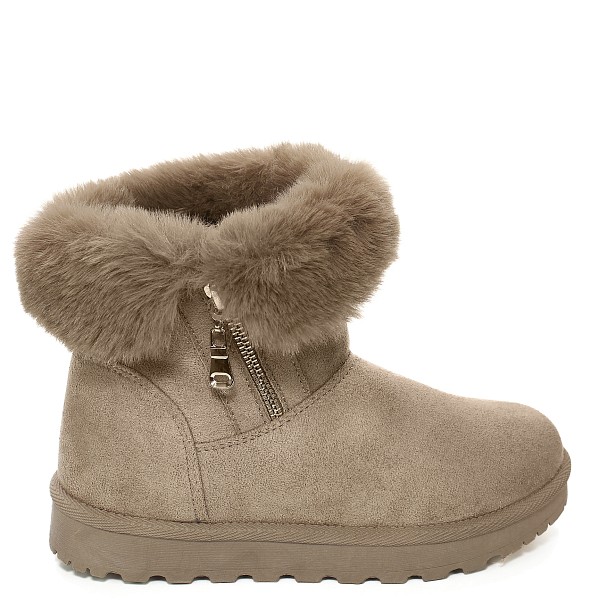 Khaki niske zimske čizme 4059G