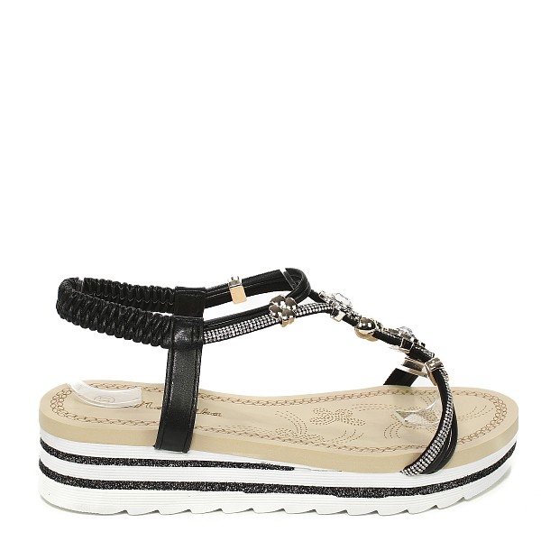 Crne sandale 160-32E