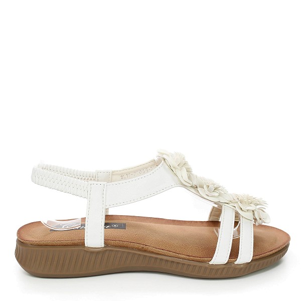 Bijele sandale 2L17-P7058-01G