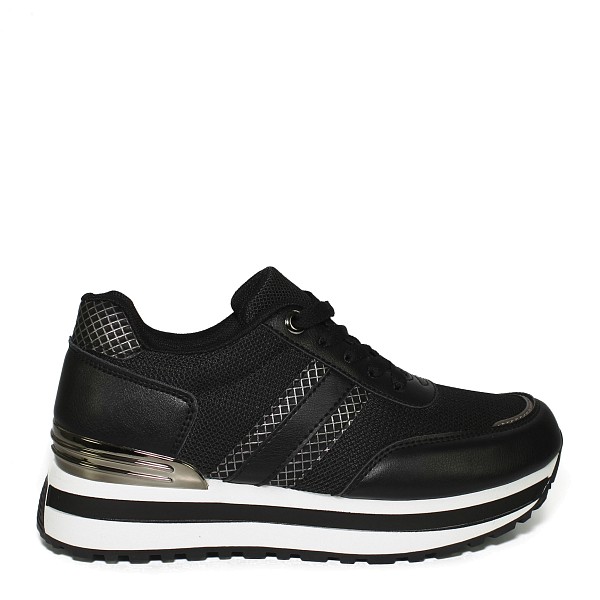 Crne tenisice s platformom 9397G