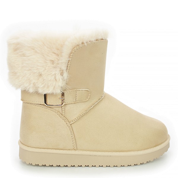 Beige zimske gležnjače W11-XD7788-24T