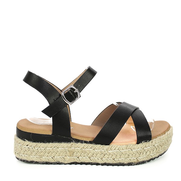 Crne sandale s platformom HY1381G