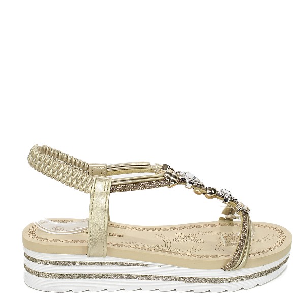 Zlatne sandale 160-32E