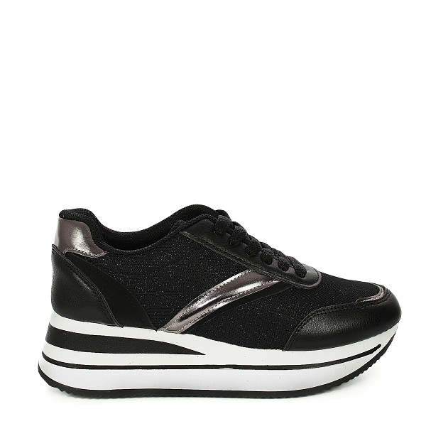 Crne tenisice s platformom D8600G