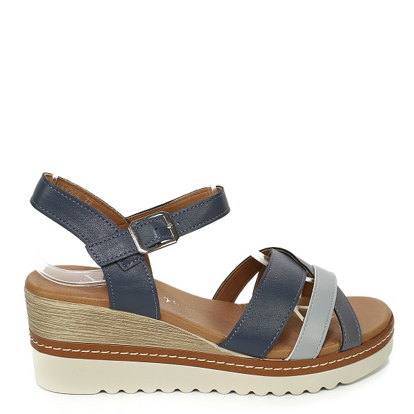 Plave sandale s punom petom HA1705S