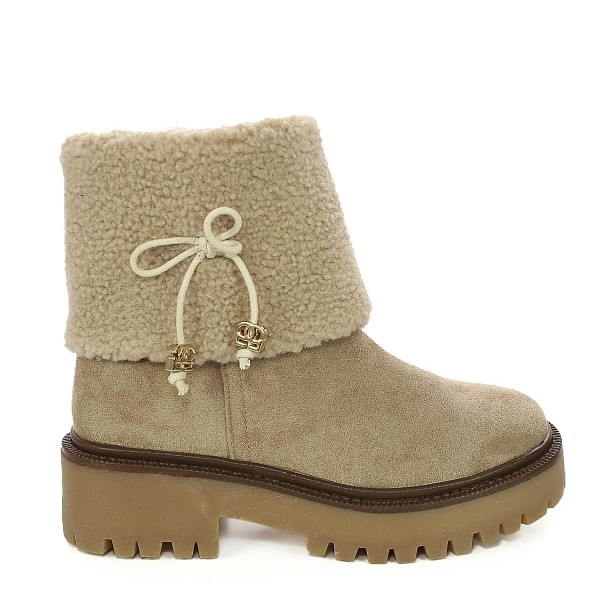 Khaki podstavljene gležnjače AX23229-01T