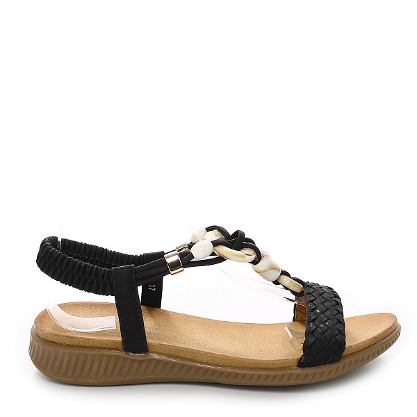 Crne sandale 1636S