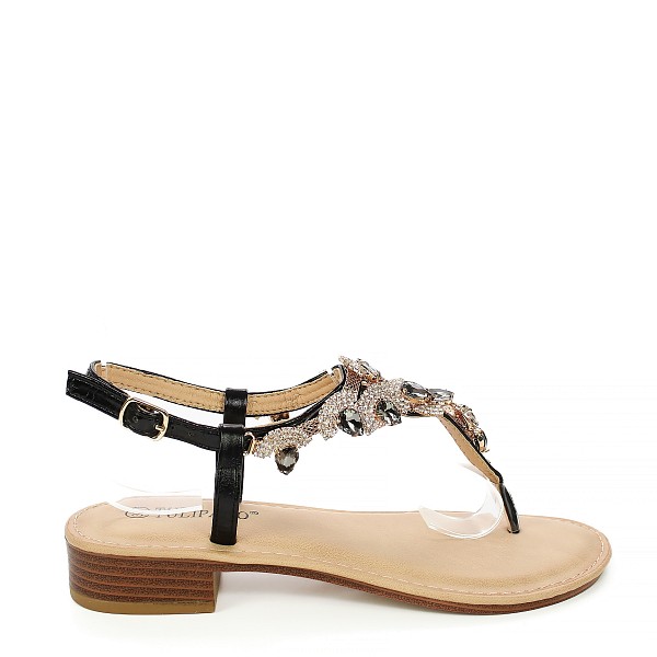 Crne sandale X15A-P2878-02T