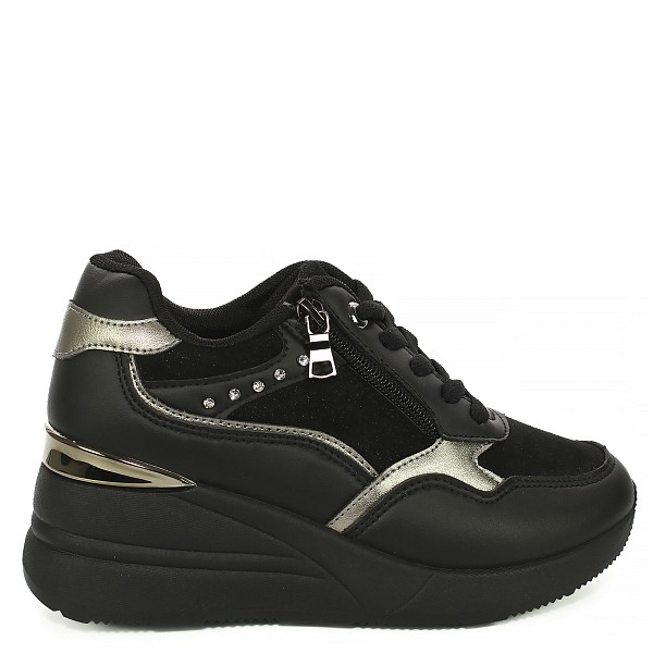 Crne tenisice s punom petom 830T