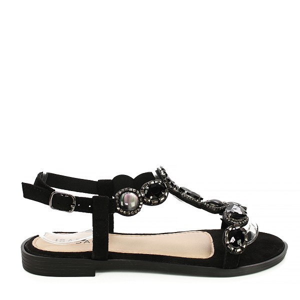 Crne sandale 7079-PLG