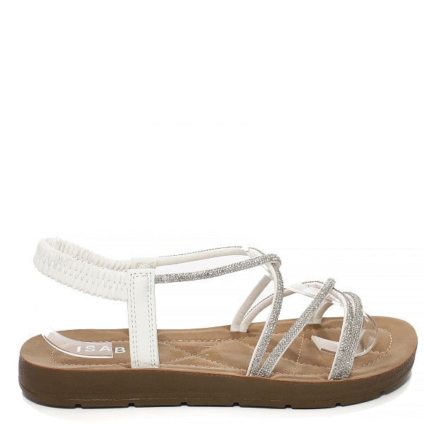 Bijele sandale 7051-PLG