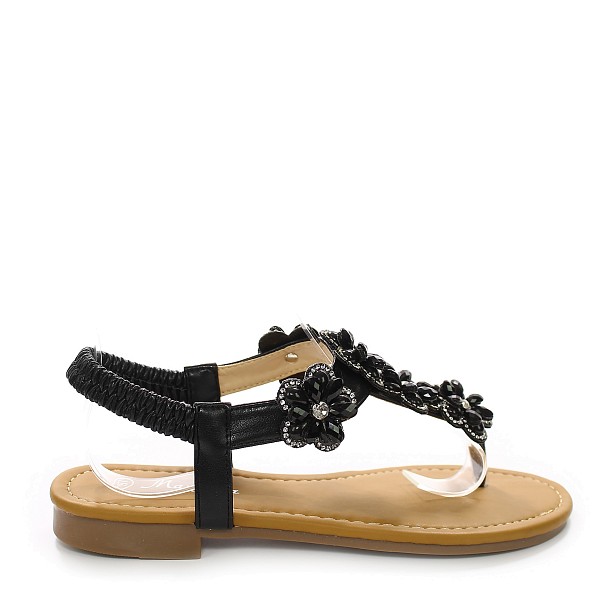 Crne sandale S060308S