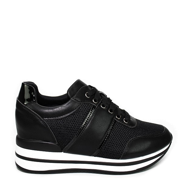 Crne tenisice na petu D7775G