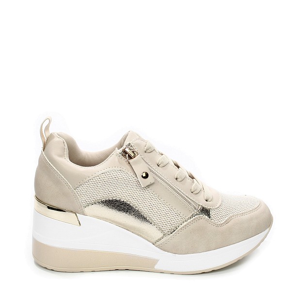 Beige tenisice na petu V7-YD8802-1T