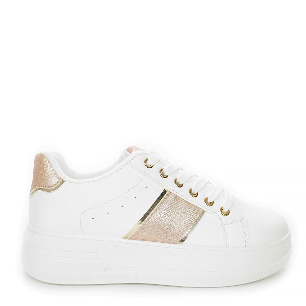 Champagne tenisice s platformom MS31011G