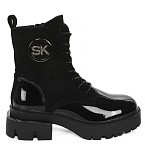 Crne niske čizme DES836G