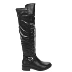Crne čizme iznad koljena D8280G