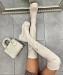 Beige visoke čizme 8802S