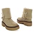 Khaki podstavljene gležnjače AX23229-1T