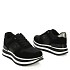 Crne tenisice s platformom 255014-1T