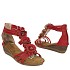 Crvene sandale s punom petom Y2331S