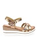 Champagne sandale s petom F6687T