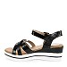 Crne sandale s petom X6-Z7668-05T