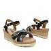 Crne sandale s petom 2L7-L8312-01G