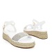 Bijele sandale s platformom 2594-2G