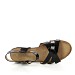 Crne sandale s petom X6-Z7668-05T