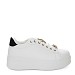 Bijelo-crne tenisice s platformom AD-899G