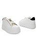 Bijelo-crne tenisice s platformom AD-899G