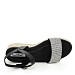 Crne sandale s platformom 2594-1G
