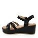 Crne sandale s petom 2L7-Z7231-01G