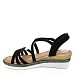 Crne sandale s petom 7061-PLG
