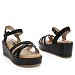 Crne sandale s petom 2L7-Z7231-01G