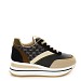 Crne tenisice s platformom AD-712S