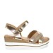 Champagne sandale s petom X6-Z7668-07T