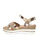 Champagne sandale s petom X6-Z7668-07T