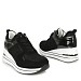 Crne tenisice s punom petom 23F559-1T