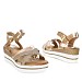 Champagne sandale s petom X6-Z7668-07T