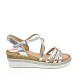 Srebrne sandale s petom 7061-PLG