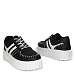 Crne tenisice s platformom LA832T
