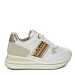Zlatne tenisice s platformom D0031T
